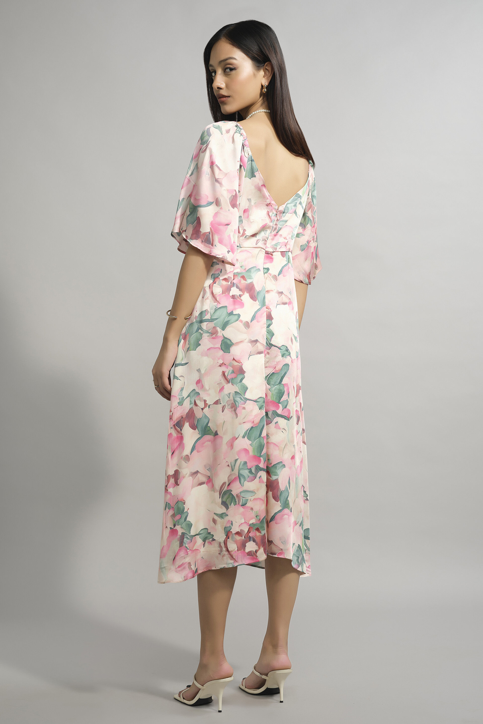 Larger Than Life Floral Dress, Multi Color, image 5